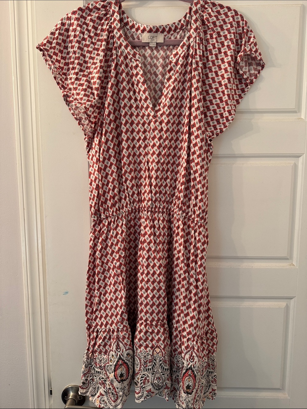 Loft printed dress Size Medium